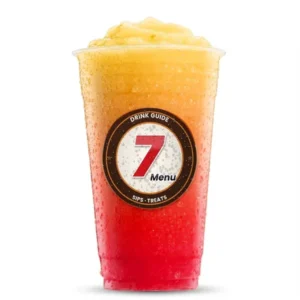 Banana Strawberry Smoothie – illustrated drink with banana & strawberry