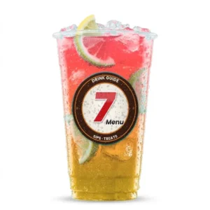 Bikini Bottom 7 Energy – illustrated drink with banana, coconut & guava