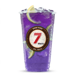 Blackberry Cobbler Lemonade – illustrated drink with blackberry + cupcake + white chocolate