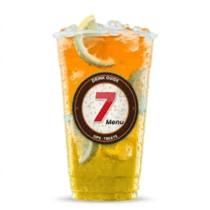 Heatwave 7 Energy – illustrated drink with orange + lime + lemon