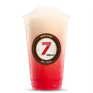 Tiger's Blood Piña Colada Smoothie – illustrated drink with coconut & strawberry
