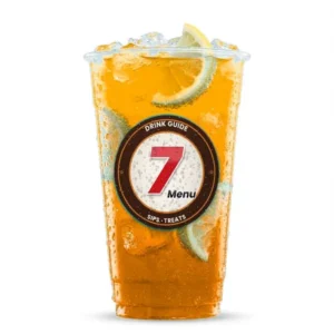 Tropic Thunder 7 Energy – illustrated drink with mango + pineapple