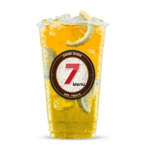 Tropic Thunder Lemonade – illustrated drink with mango + pineapple