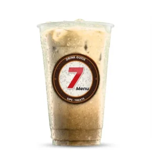 Vanilla Latte – illustrated drink with vanilla + espresso + milk